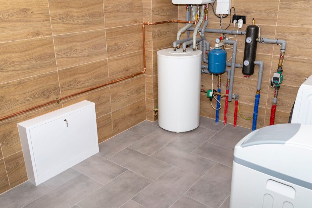 Residential water heater and plumbing system installed in Merritt Island